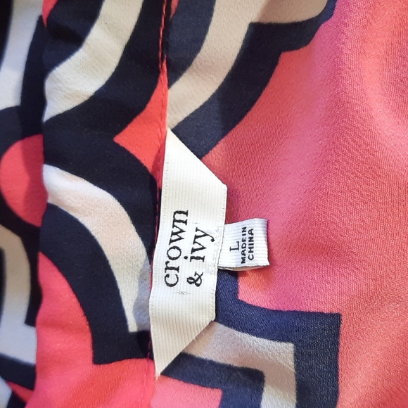 Crown & ivy lattice sundress sz LG *O - Picture 5 of 6